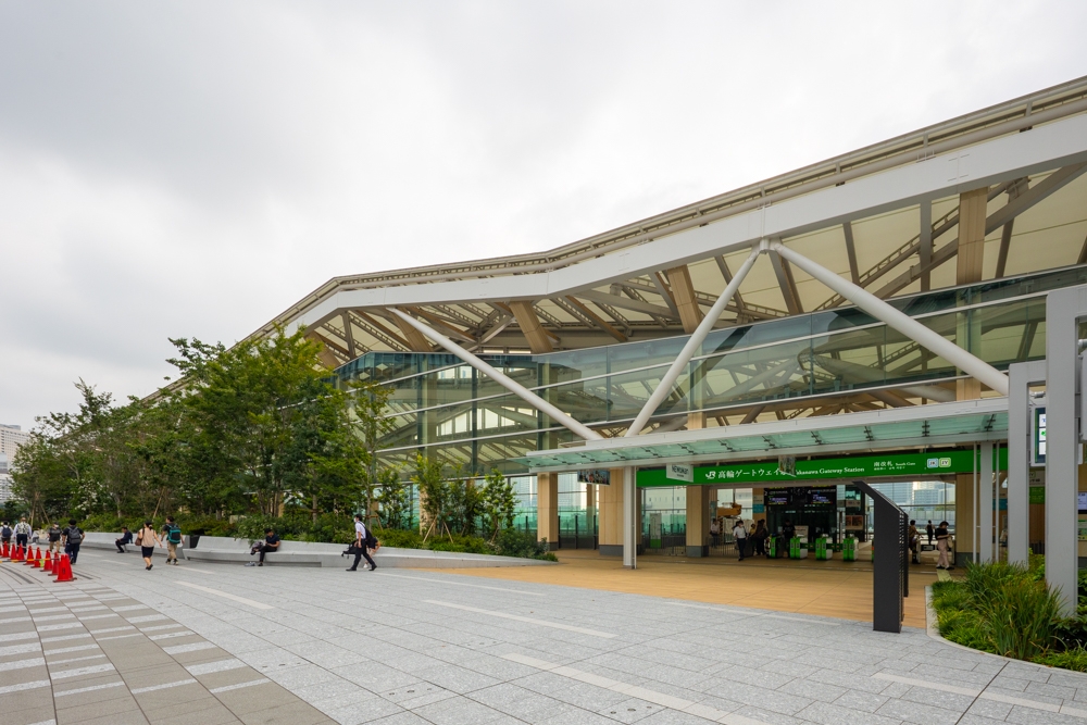 高輪ゲートウェー駅の様子の写真